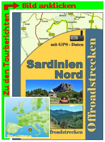 Offroadstrecken auf Sardinien im Norden Offroadstrecken auf Sardinien im Norden