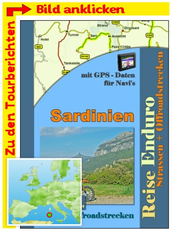Reiseenduro Strecken in Sardinien