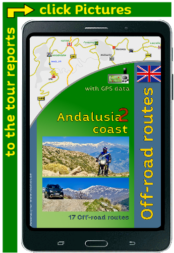 Off-road tour booklet Andalusia Spain