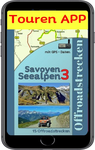 Touren APP von Offroadstrecken in den Savoyen