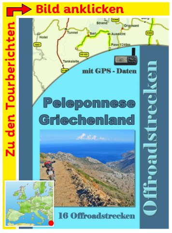 Tourenbuch Peleponese Offroad Griechenland Tourenbuch Peleponese Offroad Griechenland