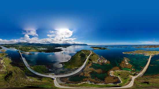 tolle Brücken und einsame Strassen Richtung Nordkap