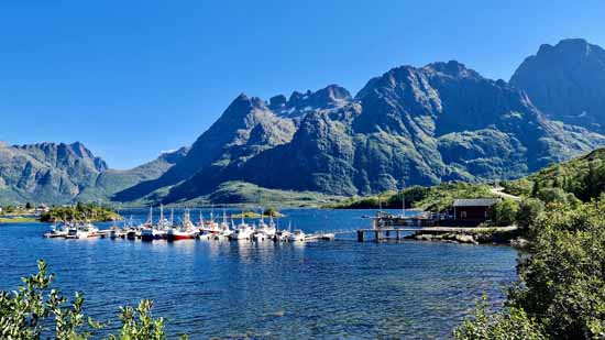 Über die Lofoten gehts zum Nordkap