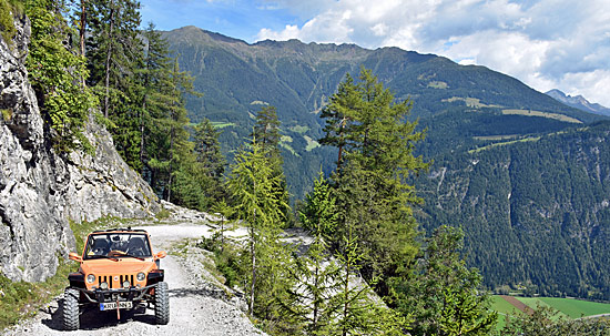 Geländewagen Strecke Kärnten