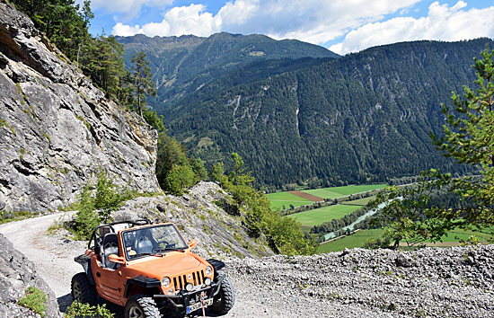 Geländewagen Strecke Kärnten