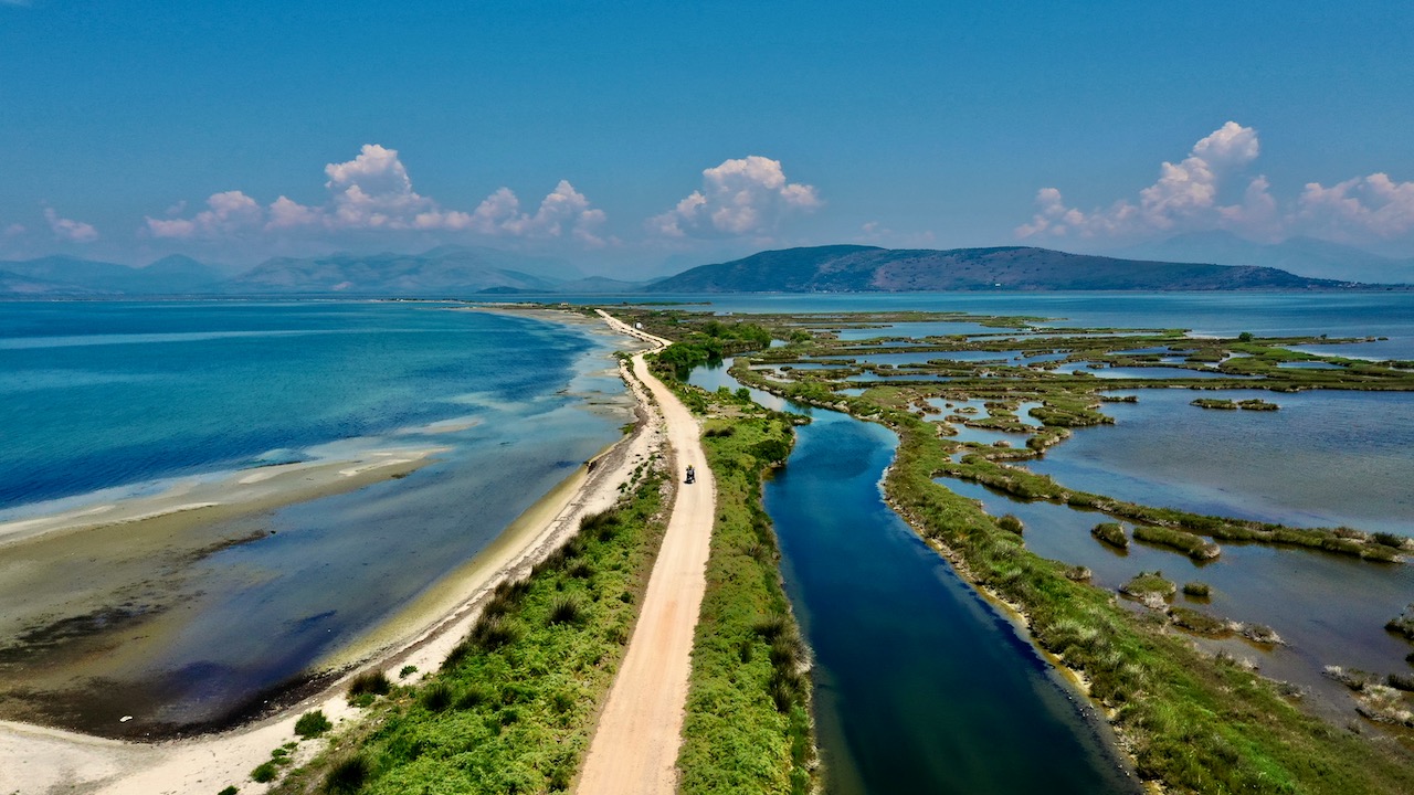 Lagunenstrecke Offroad in Griechenland
