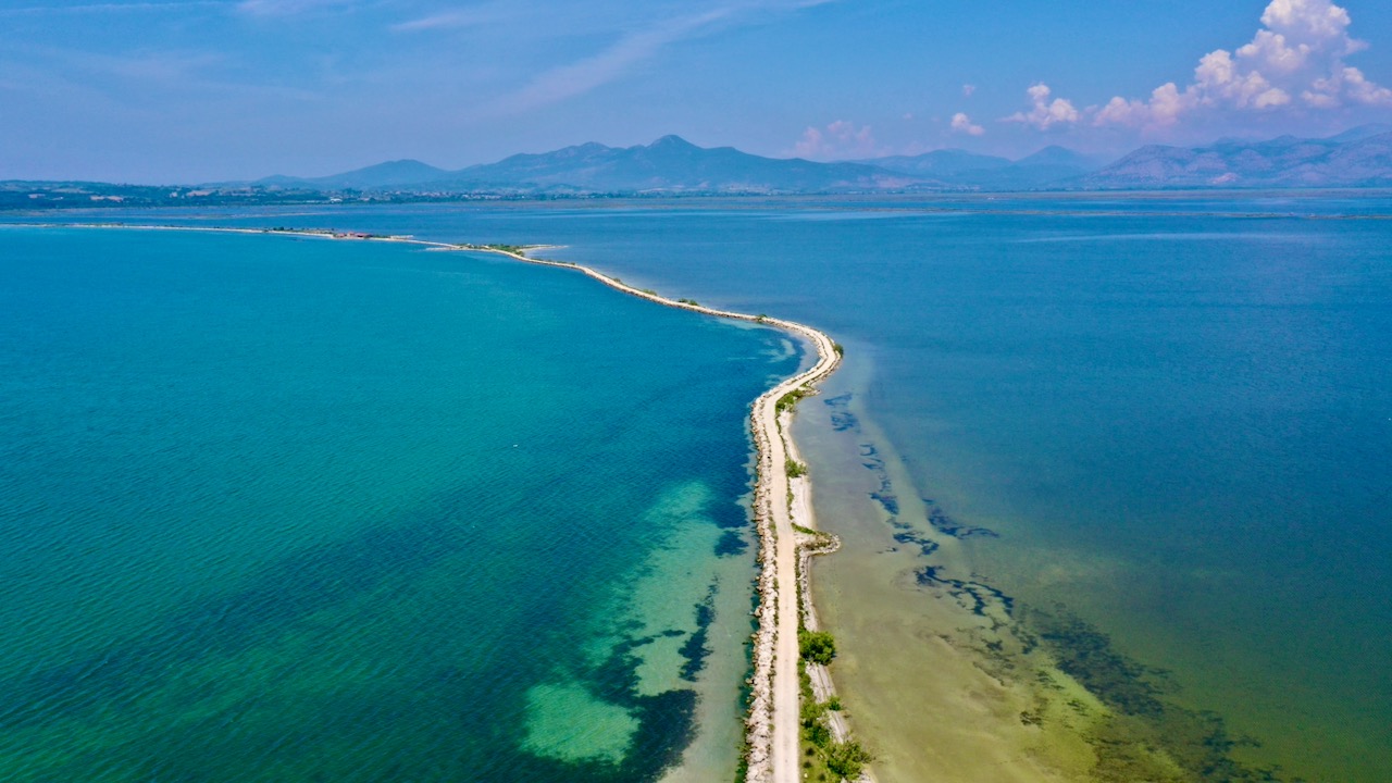 Lagunenstrecke Offroad in Griechenland