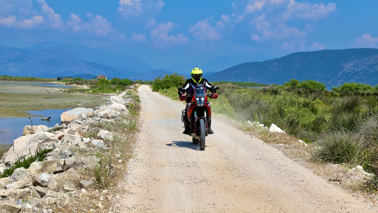 Lagunenstrecke Offroad in Griechenland