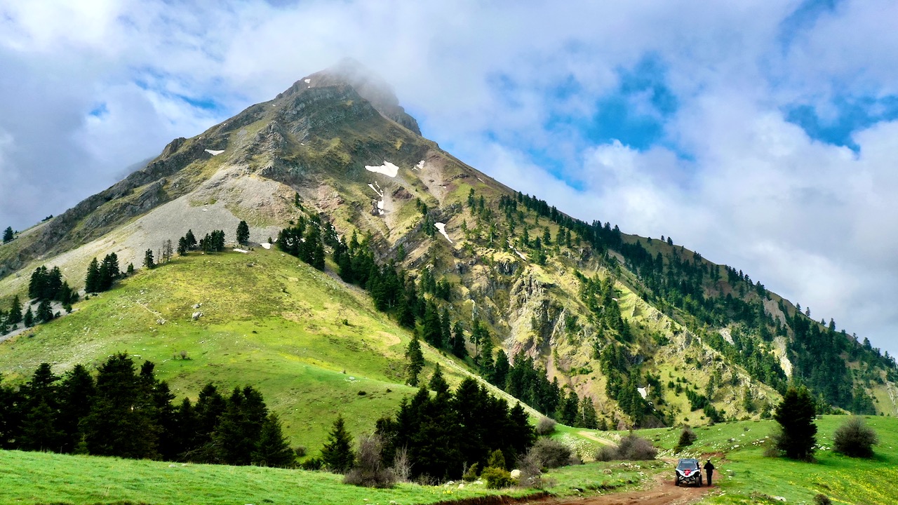 Offroad zum Antennengipfel in Griechenland