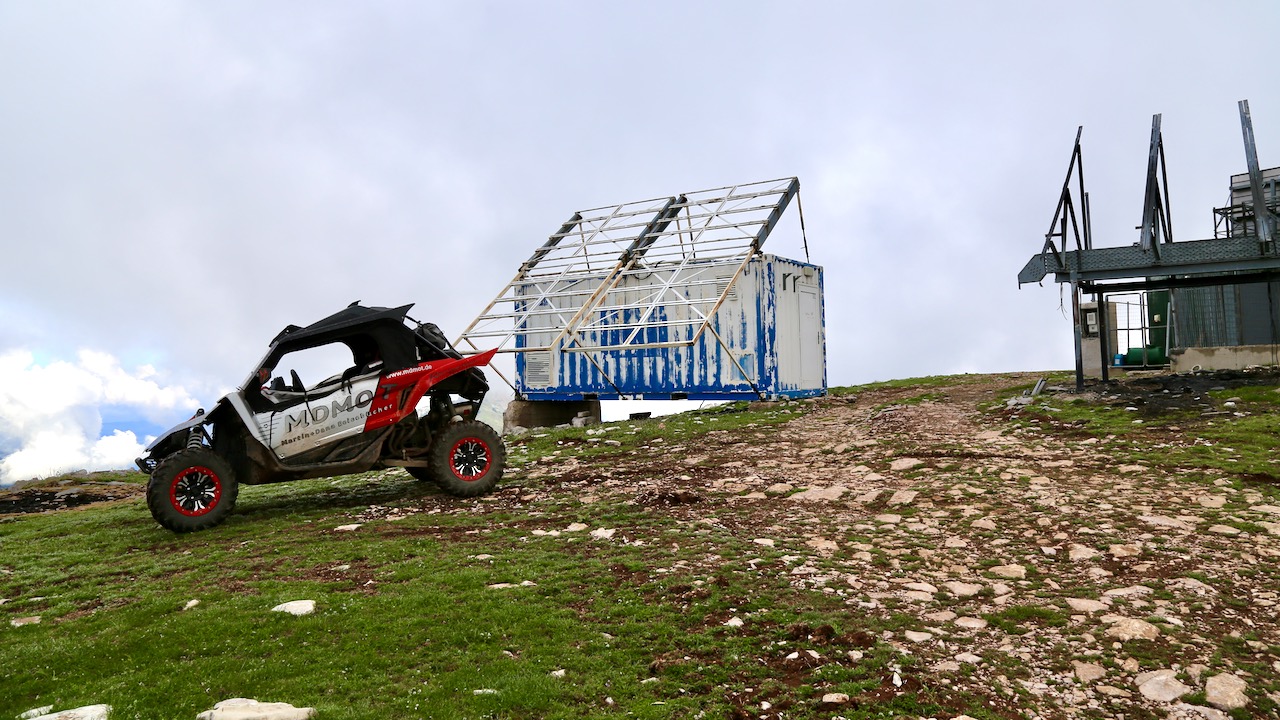 Offroad zum Antennengipfel in Griechenland