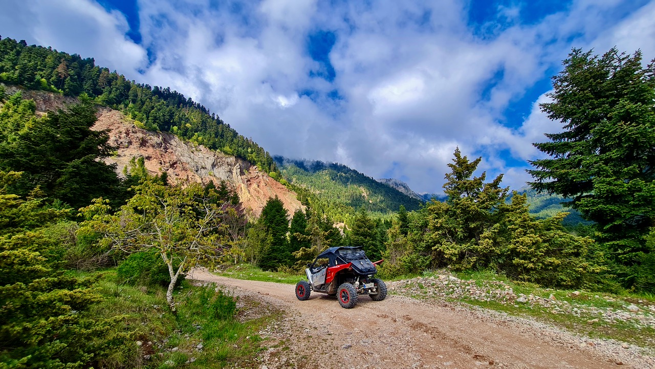 Offroad zum Antennengipfel in Griechenland