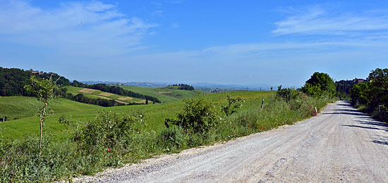 Siena Toskana Motorrad