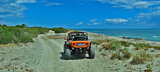 Beachpiste in Korsika