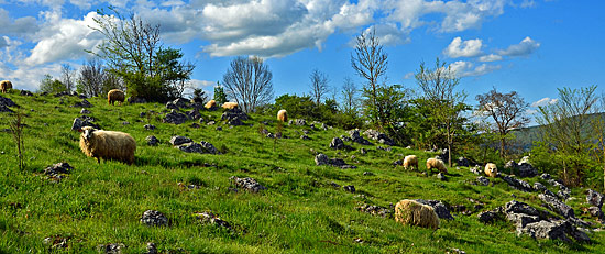 Kroatien Schotterstrecken