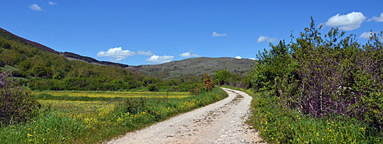 Naturbelassene Strassen in Kroatien