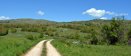 Naturbelassene Strassen in Kroatien