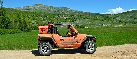 Naturbelassene Strassen in Kroatien