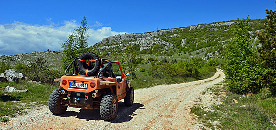 Gebirgsstrassen in Kroatien