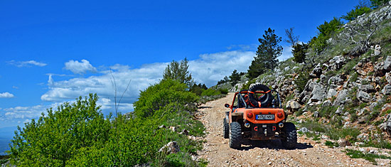 Gebirgsstrassen in Kroatien