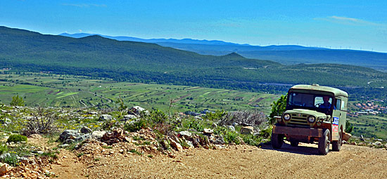 Gebirgsstrassen in Kroatien