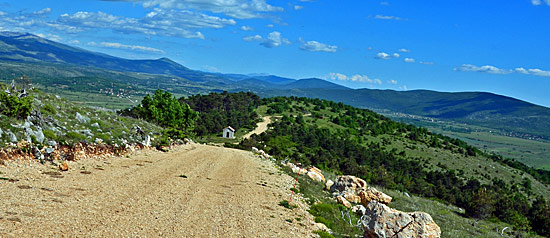 Gebirgsstrassen in Kroatien