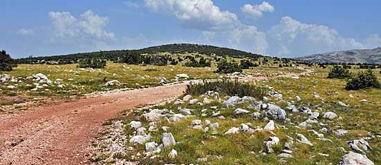 Kroatien Bergpässe und Offroadstrecken