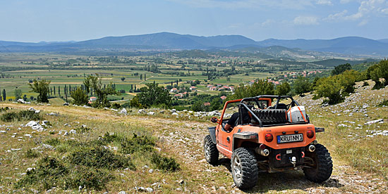 Kroatien Bergpässe und Offroadstrecken