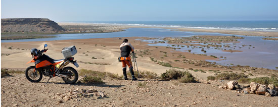 Blick auf Plage Blanche