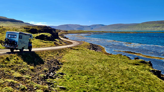 Heute geht es mit unserem 4x4 Truck auf die Westfjorde