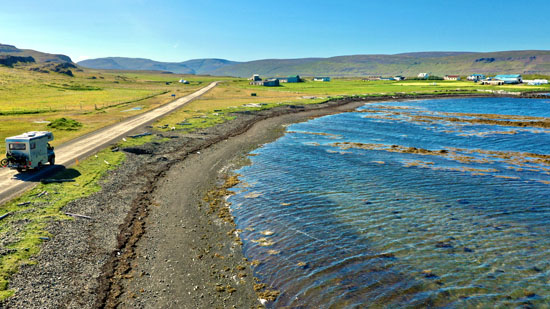 Heute geht es mit unserem 4x4 Truck auf die Westfjorde