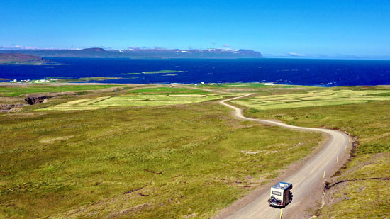 Heute geht es mit unserem 4x4 Truck auf die Westfjorde