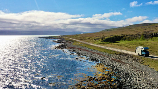 Heute geht es mit unserem 4x4 Truck auf die Westfjorde