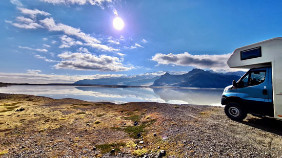 Gletscher und Eisschollen auf Island