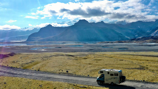 Gletscher und Eisschollen auf Island