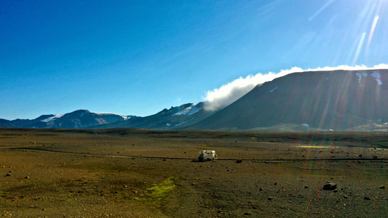 Mit dem Pickup Bimobil oder Tischer oder Nordstar durch Island