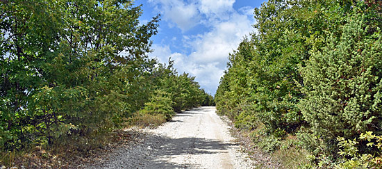 Bergstrecken in Umbrien für Allrad Truck