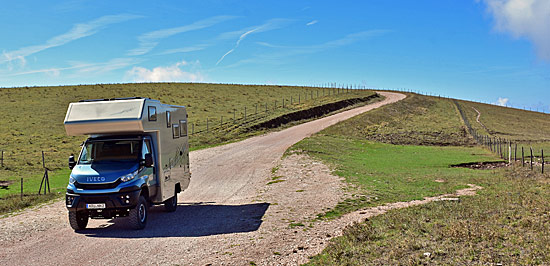 Bergüberquerung Markem mit em Wohnmobil