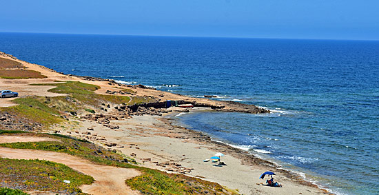 Dünenpiste auf Sardinien