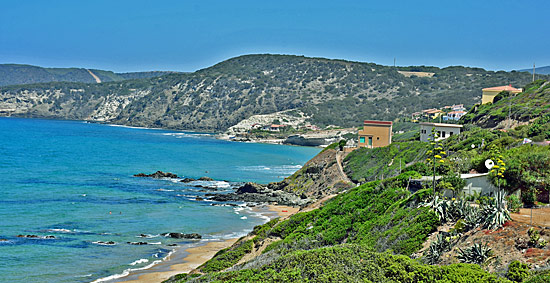 Dünenpiste auf Sardinien