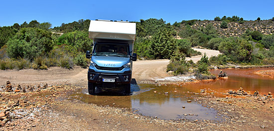 Dünenpiste auf Sardinien