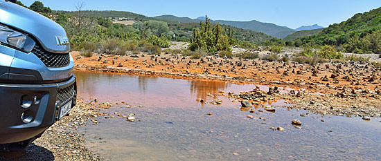 Dünenpiste auf Sardinien