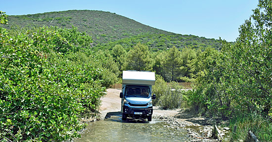 Dünenpiste auf Sardinien