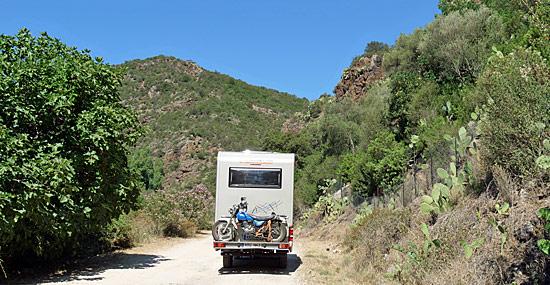 Sardinien Schotterpisten für Truck