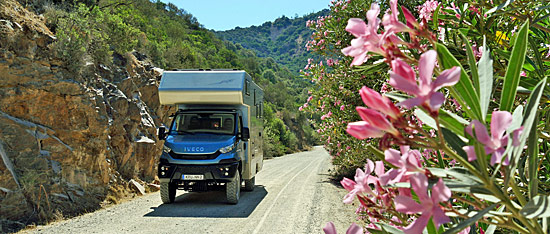 Sardinien Schotterpisten für Truck