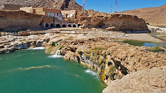 Wasserfall Tissint Marokko