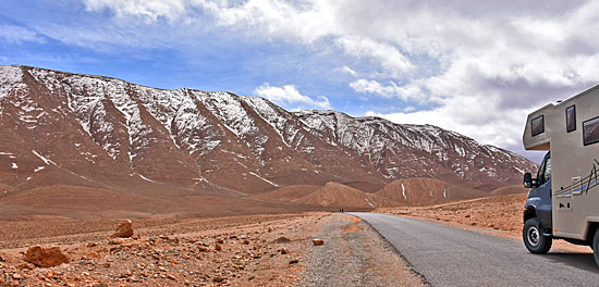 Schluchten Bergpässe Marokko
