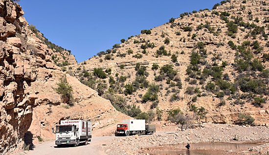 Truck offroad Marokko