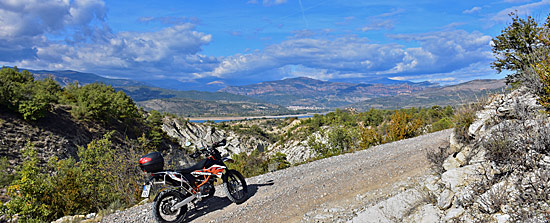 Mountainbike Pyrenäen Spanien
