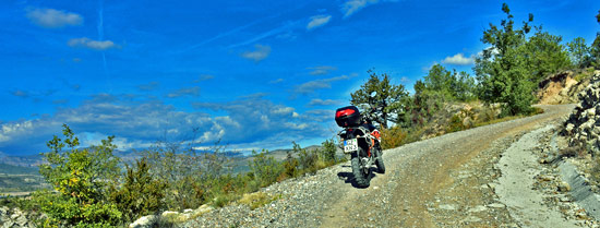 Mountainbike Pyrenäen Spanien