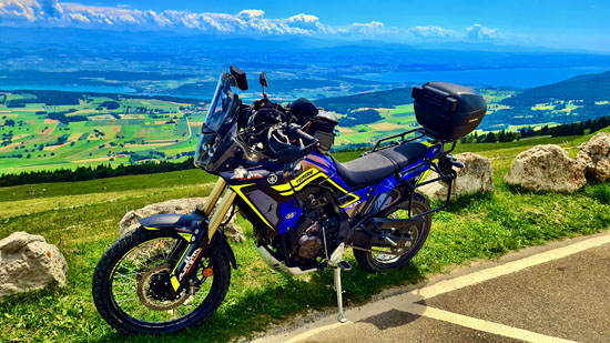 Die Almenstrecke in der Schweiz mit der Yamaha Tenere 700
